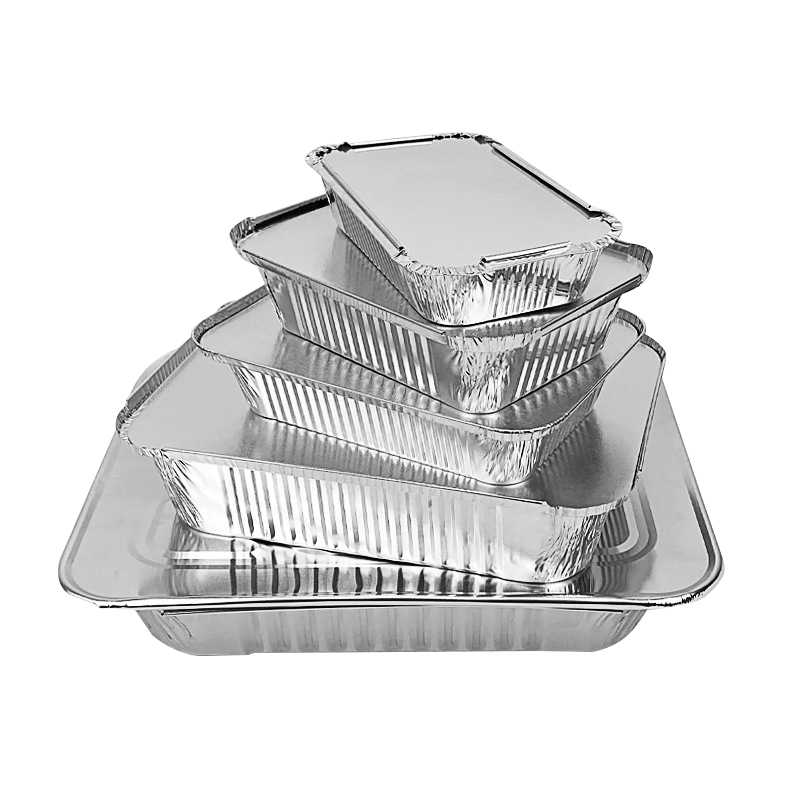 Custom Plastic Sushi Bento Box Container Factory High Quality Bioafbreekbare Takeaway Aluminum Foil Food Container