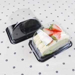 Eco Friendly Biomensable Compositable Cake Packing Box milieuverantwoorde blisterverpakking voor cakes