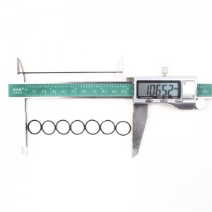 Spot groothandel diameter 0,8 inch zwarte wegwerp hoge elastische rubberen band haar rubberen band