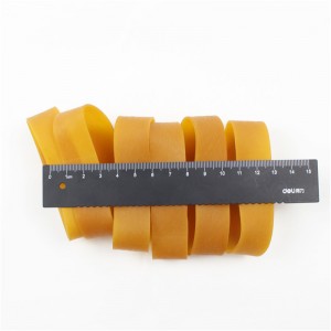 Brei de grote elastische slijtriem en de veilige en milieuvriendelijke rubber ring voor het binden van krabben.