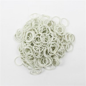 Factoty directe verkoop mini witte elastiekjes hoge elasticiteit sterkte taaiheid rubberen ring voor datalijnbundel