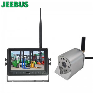 2,4 GHz draadloze WIFI-beveiligingscamera met AHD 7 inch DVR-monitor Parkeerbewakingssysteem voor Forlktruck en Engineering Vehicle