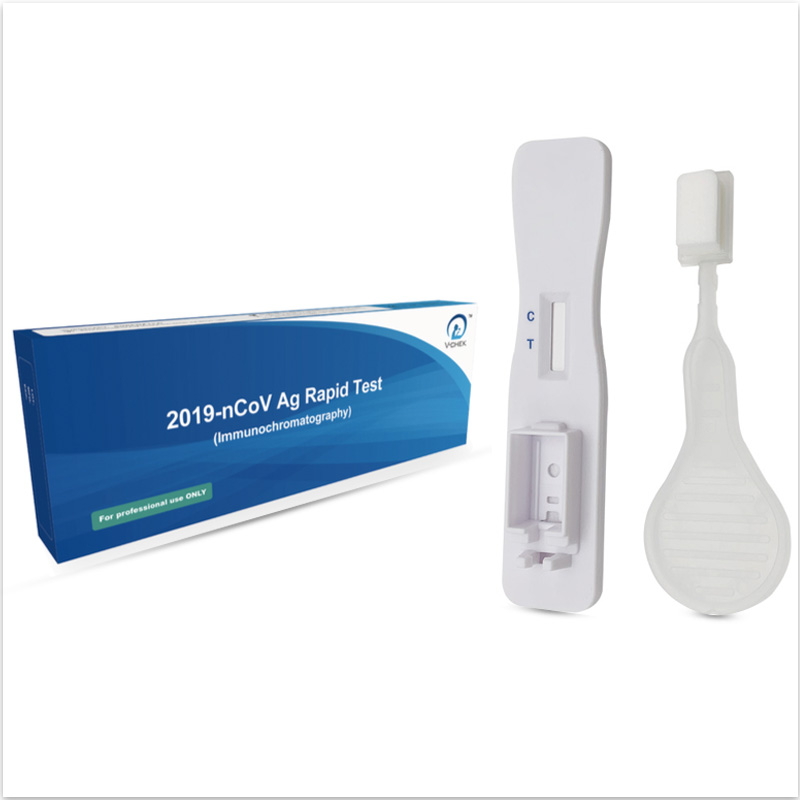 De V-CHEKde-8482;2019-nCoV Ag Rapid Test Kit (Immunochromatografie)
