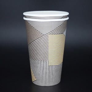 Wegwerp enkelwandige papieren koffiekop