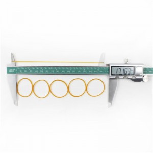 Zoek groothandel gele transparante conventionele hoge elastische veiligheids- en milieubescherming agrarische rubberen band