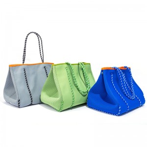 2021 Hot selling geperforeerdeneopreen tas strandtas tote handtas tassen voor dames