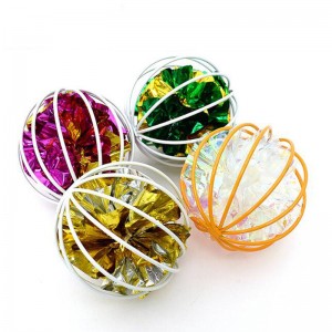 Uitgeholde kleurrijke ijzeren belbal