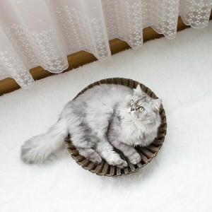 Sunflower Paper Cat Scratch Nest