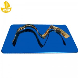 Roestvrijstalen spiegelpaneelnr. 1