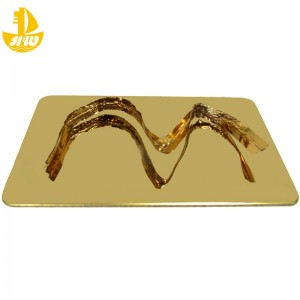 Roestvrijstalen spiegelpaneelnr. 3