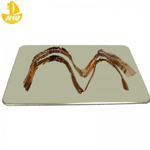 Roestvrijstalen spiegelpaneelnr. 3