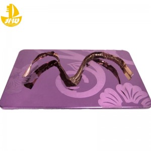 Roestvrijstalen spiegelpaneelnr. 4