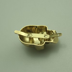 Decoratieve mode metalen label, label accessoires voor tas