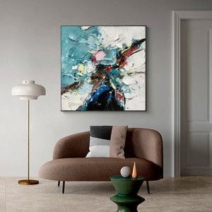 Handgemaakte olieverfschilderij abstracte mooie kunstwerknatuurlijke foto\'s canvas landschappen tekening