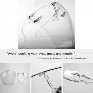 Anti Fog Goggle Unisex Vizier Volledige Gezicht Beschermende Schild Glazen