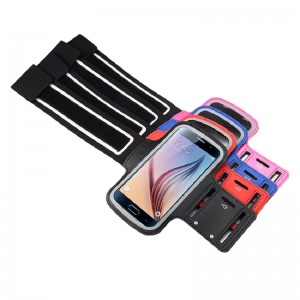Running Sports Fitness Mobiele Telefoon Armtas met bandriem voor hardlopen