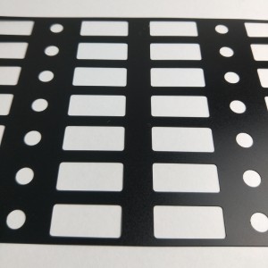 0.25 Isolerende blad Vlamvertragende PC-pakking zwart Gemakkelijk te buigen Verwerking Groothandel