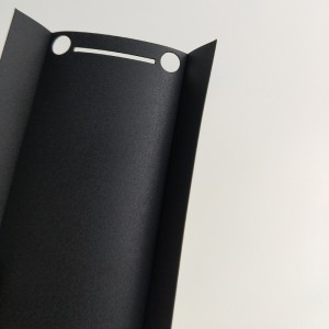 Zwarte pc-isolatieblad Terug Mara Rubber 0,25 mm Vlamvertragende isolatieblad Geschikt voor elektrische apparaten