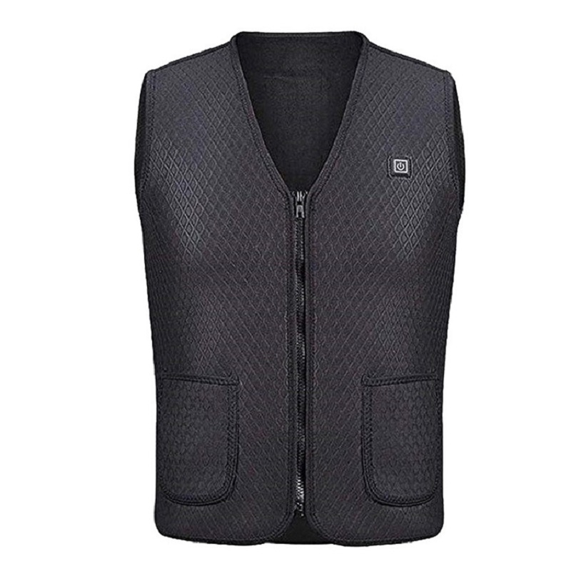 Waterdichte verwarmde fleece vest heren spier vest kleding verwarmde bodywarmer werken elektrisch verwarmd jassen gewicht vest