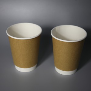 350 ml PE/PLA voering Dubbelwandpapier Cup 12 OZ-KRAFT