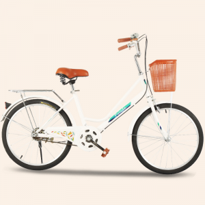 Populaire 24 \\\\ \'\\\\\' 26 inch fiets man en vrouw hoge koolstof stad fiets met mand