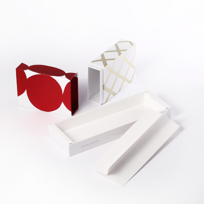 Aangepaste hoge kwaliteit stijve papier dubbele lade schuifdoos verpakking voor gift