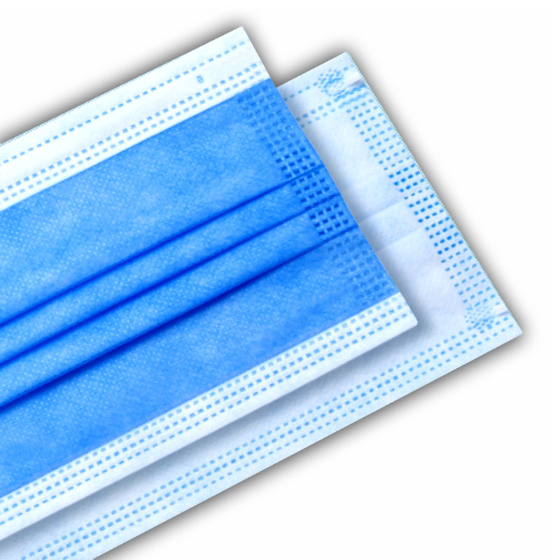 Custom Logo Midical Grade 3Ply Dispoable Non Woven Eénpersoons Gezichtsmasker