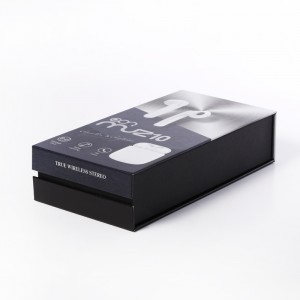 Aangepaste luxe grote capaciteit oortelefoon flap papier verpakking dozen