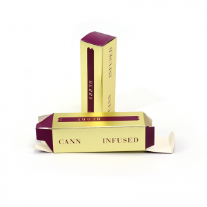 Cosmetische opvouwbare karton gerecycled papier geschenk aangepaste lippenstift mascaranagellak olie verpakking doos