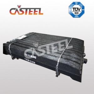 Russisch model Crusher Parts Pak voor CM110 kaakbrekerplaat, kaakstoot, kaaktand