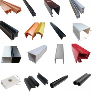 Co-extrudeerde PP PC PP ABS-heupen Plastic PVC extrusie rechthoekige vierkante holle pijp PVC-buis