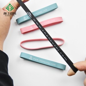 Bronfabrikanten op maat gemaakte rubberen bands reclame rubberen bands