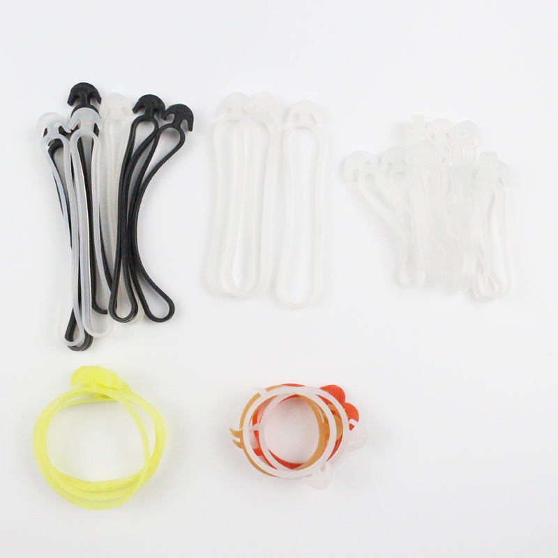 De fabrikant produceert en verkoopt haakvormige rubberen bands en kannatuurlijke rubberen rubberen bands aanpassen