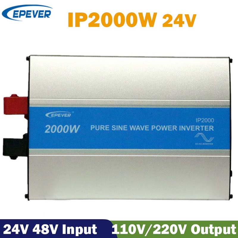 EPEEVER IPOWER2000W Solar Power Off Grid Pure Sine Wave Inverter 24VDC 110v120v 220v230V Solar Charger Inversor 50Hz 60Hz
