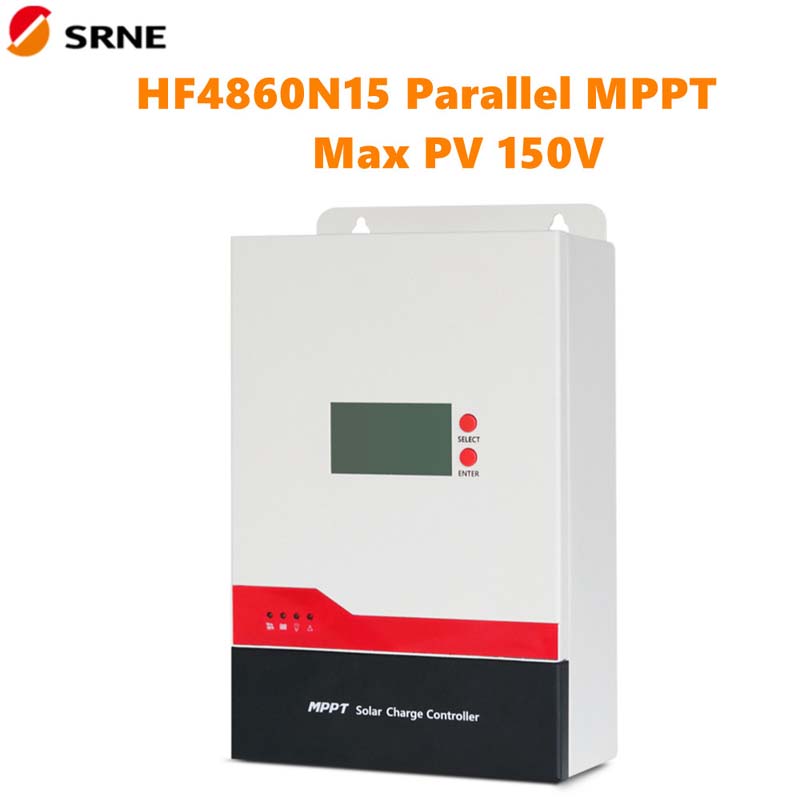 SREE MPPT 60A 12V 24V 36V 48V Auto Solar Off-Grid Regulator Controller MAX 150V Paneelinvoer Parallel Controller HF4860N15