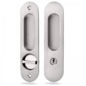 1701 Glijdendeur Vergrendeling Onzichtbaar verzonken handgreep Latch Pocket Deurslot voor schuifhoutmeubels Hardware
