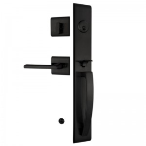 8009 Zware hoogwaardige buisvormige buisvormige slotset, beveiliging voordeur Entrance Entrance Handle