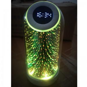 FB-BSK3 High-end Bluetooth Clock Radio-luidspreker met 7 kleuren veranderende LED-verlichting