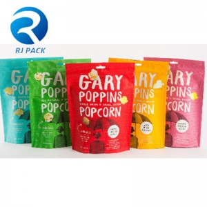 Aangepaste kleuren afdrukken aluminiumfolie gevoerd gelamineerd materiaal voedsel verpakking proporn tas