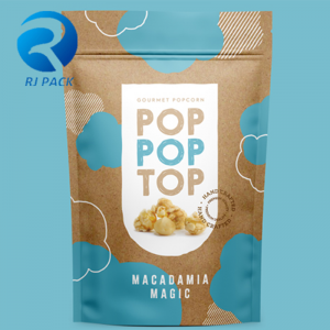 Aangepaste kleuren afdrukken aluminiumfolie gevoerd gelamineerd materiaal voedsel verpakking proporn tas