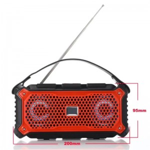 FB-BS857 Draagbare Bluetooth-luidspreker met LED-verlichting