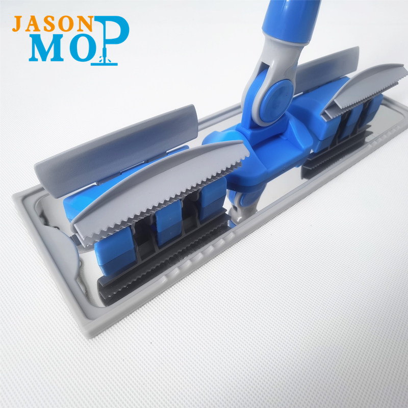 Hoge kwaliteit stalen mop microfiber roestvrijstalen staaf verlengde platte mop vloerreiniging