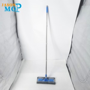Hoge kwaliteit stalen mop microfiber roestvrijstalen staaf verlengde platte mop vloerreiniging