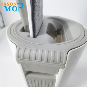 Roestvrijstalen poolhendel Verwijderbare Magic Wash Mop Water Squeeze Flat Cleaning MOP met emmer