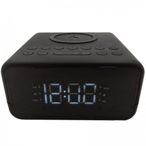 FB-CR01 Bluetooth-klokradio met QI draadloze oplader