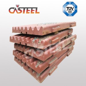 Shanghai Longyang Jaw Crusher Onderdelen PE800 * 1060 kaakplaten, zijplaten