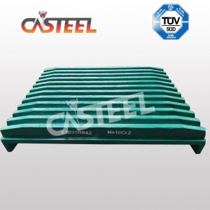 Cedarapids CJ3042 kaakplaat, kaakster, kaak gefixeerd