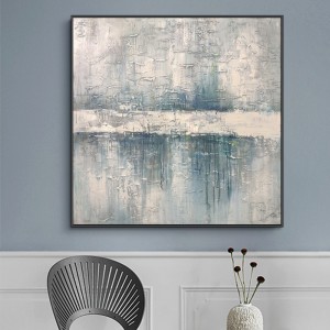 Groothandel handgemaakte moderne decoratieve abstracte olieverfschilderij wanddecoratie