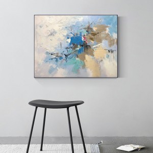 Groothandel abstracte hoteldecoratie woondecoratie muur moderne muur kunst canvas olieverfschilderij