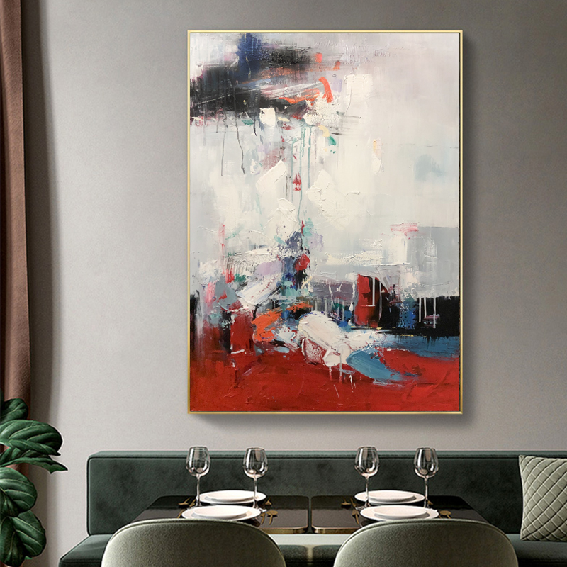 Zuivere handgemaakte olieverf eigentijdse abstracte canvas kunstwerk thuiskantoor hotel decoratie